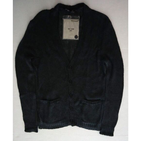 BLK DNM NYC WCW5301 Women's Sz Small Charcoal Gray Button Down Cardigan $289 - Picture 1 of 4